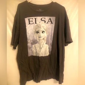 Disney Frozen II Elsa shirt 3x women’s black and white